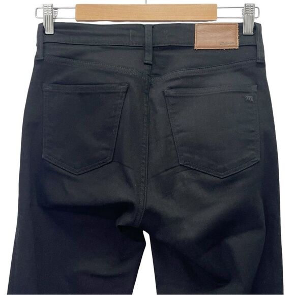 Madewell Tall 9” Mid-Rise Skinny Jeans in ISKO Stay Black Size 26T | 2 Tall - Picture 7 of 14